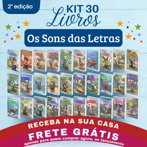Imagem de capa para o Curso online COLEÇÃO DE LIVROS DOS SONS DAS LETRAS - 30 LIVROS FÍSICOS