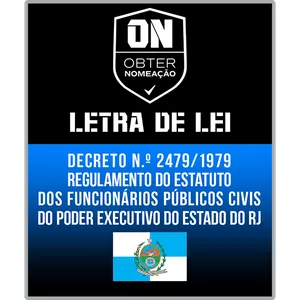 Imagem de capa para o Ebook Decreto n.º 2479/79 - Regulamento do Estatuto dos Funcionários Públicos Civis do Poder Executivo do Estado do RJ