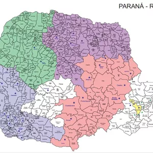 Imagem de capa para o Curso online Mapa Com Municipios Paraná