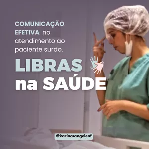 Imagem de capa para o Curso online LIBRAS na SAÚDE