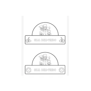 Imagem de capa para o Ebook COROA INFANTIL – MUNDO BITA - PARA COLORIR