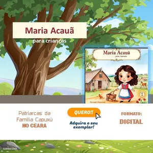Imagem de capa para o Ebook Maria Acauã para crianças