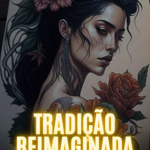 Imagem de capa para o Ebook Tradição Reimaginada: O Estilo Neo Tradicional na Arte da Tatuagem