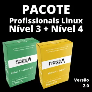 Imagem de capa para o Curso online Pacote - Profissionais Linux - Nível 3 - Advanced + Nível 4 - Expert