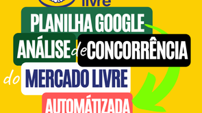 Planilha Mercado Livre
