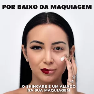 Imagem de capa para o Curso online POR BAIXO DA MAQUIAGEM - Isa Mantini