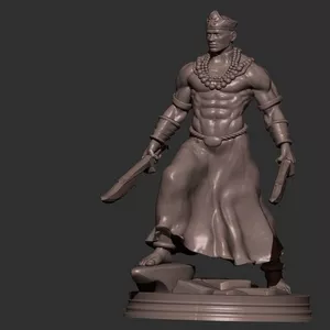 Imagem de capa para o Curso online Ogum Orixá Umbanda STL para Impressão 3D