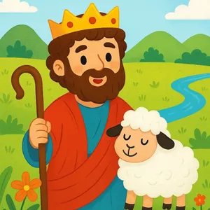 Imagem de capa para o Ebook A HISTÓRIA DE DAVI E O SALMOS 23