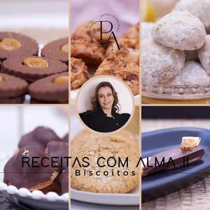 Imagem de capa para o Ebook E- book | Receitas com Alma II - Bicoitos | Patricia Azevedo