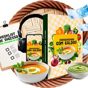 Imagem de capa para o Ebook Enriquecendo com caldos 
