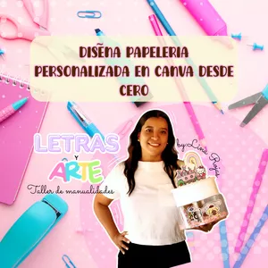 Imagen de portada para Curso online Diseña papelería personalizada en canva desde cero