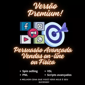 Imagem de capa para o Ebook PERSUASÃO AVANÇADA - ARTE DA VENDA TECNICAS E CONCEITOS APLICÁVEIS + BRINDE VENDAS NO INSTAGRAM