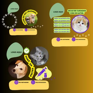 Imagem de capa para o Curso online Pack de Pets do Canva