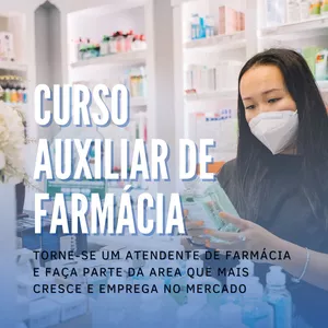 Imagem de capa para o Curso online Curso Atendente de Farmácia