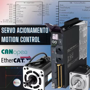 Imagem de capa para o Curso online Programação de Servo Acionamento e Motion Control