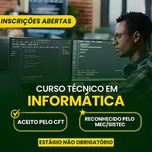 Imagem de capa para o Curso online Curso Técnico em Informática EAD