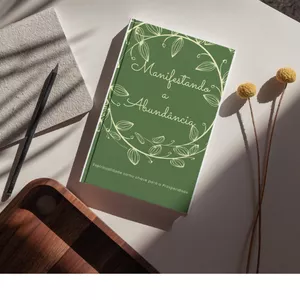 Imagem de capa para o Ebook Manifestando a Abundância - Espiritualidade como Chave para a Prosperidade