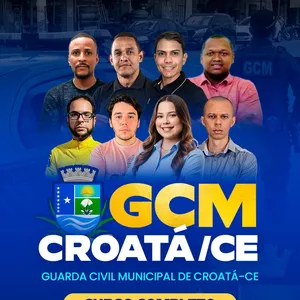 Imagem de capa para o Curso online GCM CROATÁ/CE 2026 - COMBO COMPLETO - @cadete.mentor.concursos