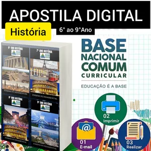Imagem do curso APOSTILA DE HISTÓRIA 6° AO 9° ANO DE ACORDO COM A BNCC.