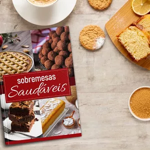 Imagem de capa para o Ebook Sobremesas Saudáveis