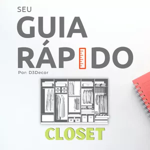 Imagem de capa para o Ebook Guia Rápido - Closet