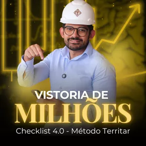 Imagem de capa para o Ebook VISTORIA DE MILHÕES 🚀 - Checklist 4.0