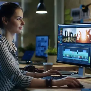 Imagem de capa para o Curso online Editor de vídeo profissional