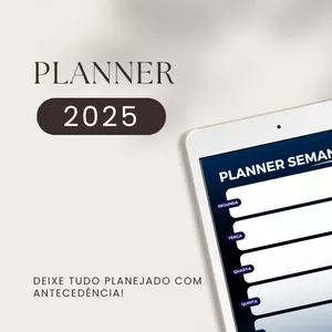 Imagem de capa para o Ebook Planner 2025