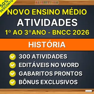 Imagem do curso HISTÓRIA - Atividades - Ensino Médio - BNCC 2026