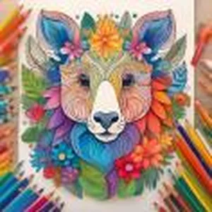 Imagem de capa para o Ebook Mundo Colorido – Dê vida aos livros de desenhos para colorir com suas cores favoritas