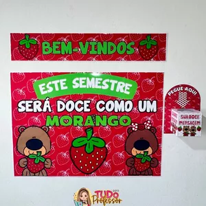 Imagem de capa para o Ebook PAINEL BOAS VINDAS MORANGO DO AMOR