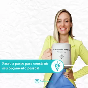 Imagem de capa para o Ebook Passo a passo para construir seu orçamento pessoal