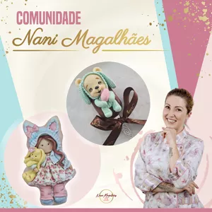 Imagem de capa para o Curso online Comunidade da Confeitaria - Nani Magalhães 