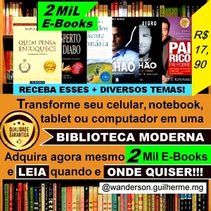 Imagem do curso 2 Mil E-Books - Os Mais Procurados