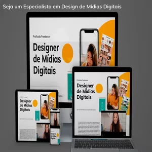 Imagem de capa para o Curso online Curso Completo Designer Mídias Digitais
