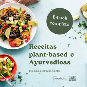 Imagem de capa para o Ebook Receitas plant-based e Ayurvedicas - Ebook Completo