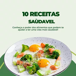 Imagem de capa para o Ebook Receita do Bem: 10 Delícias saudáveis para sua vida