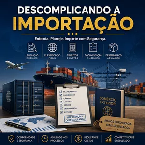 Imagem do curso DESCOMPLICANDO A IMPORTAÇÃO - GRAVADO - 15/05/2026