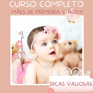 Imagem de capa para o Ebook Curso mãe de primeira viagem! (Gestante)