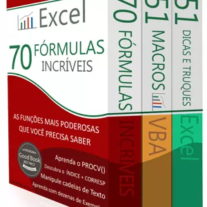 Imagem de capa para o Ebook Excel com 70 fórmulas incríveis