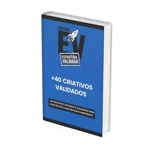 Imagem de capa para o Ebook 50 CRIATIVOS VALIDADOS