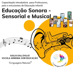 Imagem de capa para o Ebook Educação Sonora, Sensorial e Musical - ebook