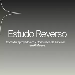 Imagem de capa para o Ebook Estudo Reverso 