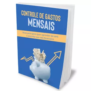Imagem de capa para o Ebook Ebook Controle Financeiro - Gastos Mensais