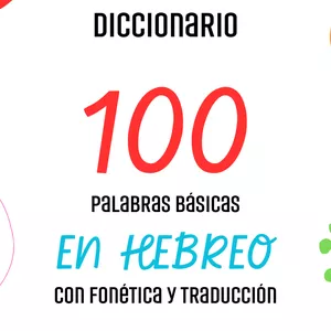 Imagen de portada para Ebook Diccionario de 100 Palabras Básicas en Hebreo