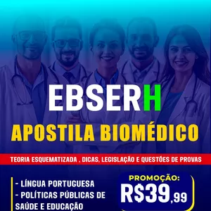 Imagem do curso Apostila EBSERH – Biomédico 2025