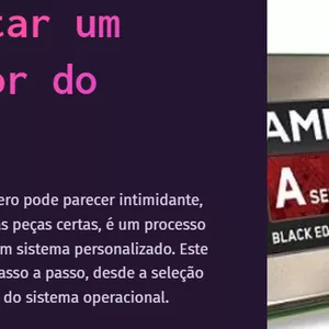 Imagem de capa para o Ebook Como montar um computador do zero