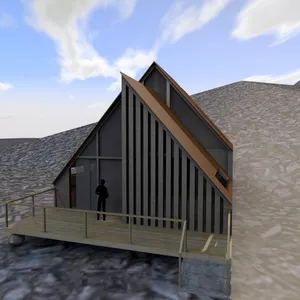 Imagen principal del producto 3d Cabaña Frente al Lago