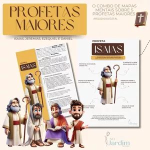 Imagem de capa para o Ebook Mapa mental Profetas Maiores