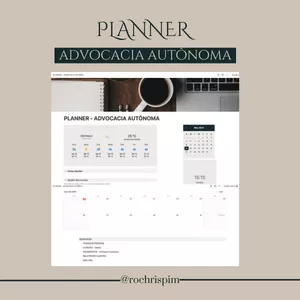 Imagem de capa para o Ebook PLANNER ADVOCACIA AUTÔNOMA